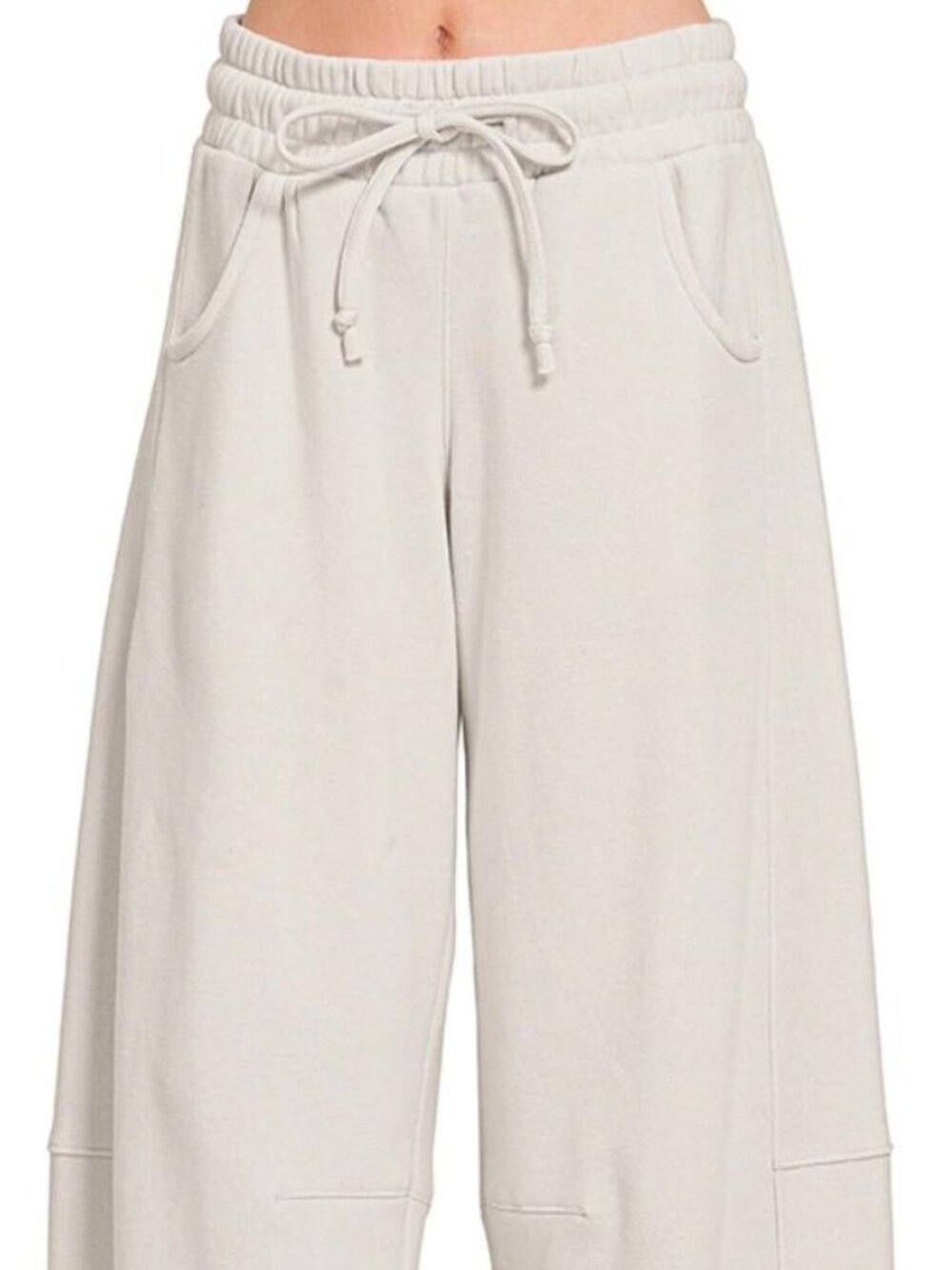 Fleece Barrel Sweatpants